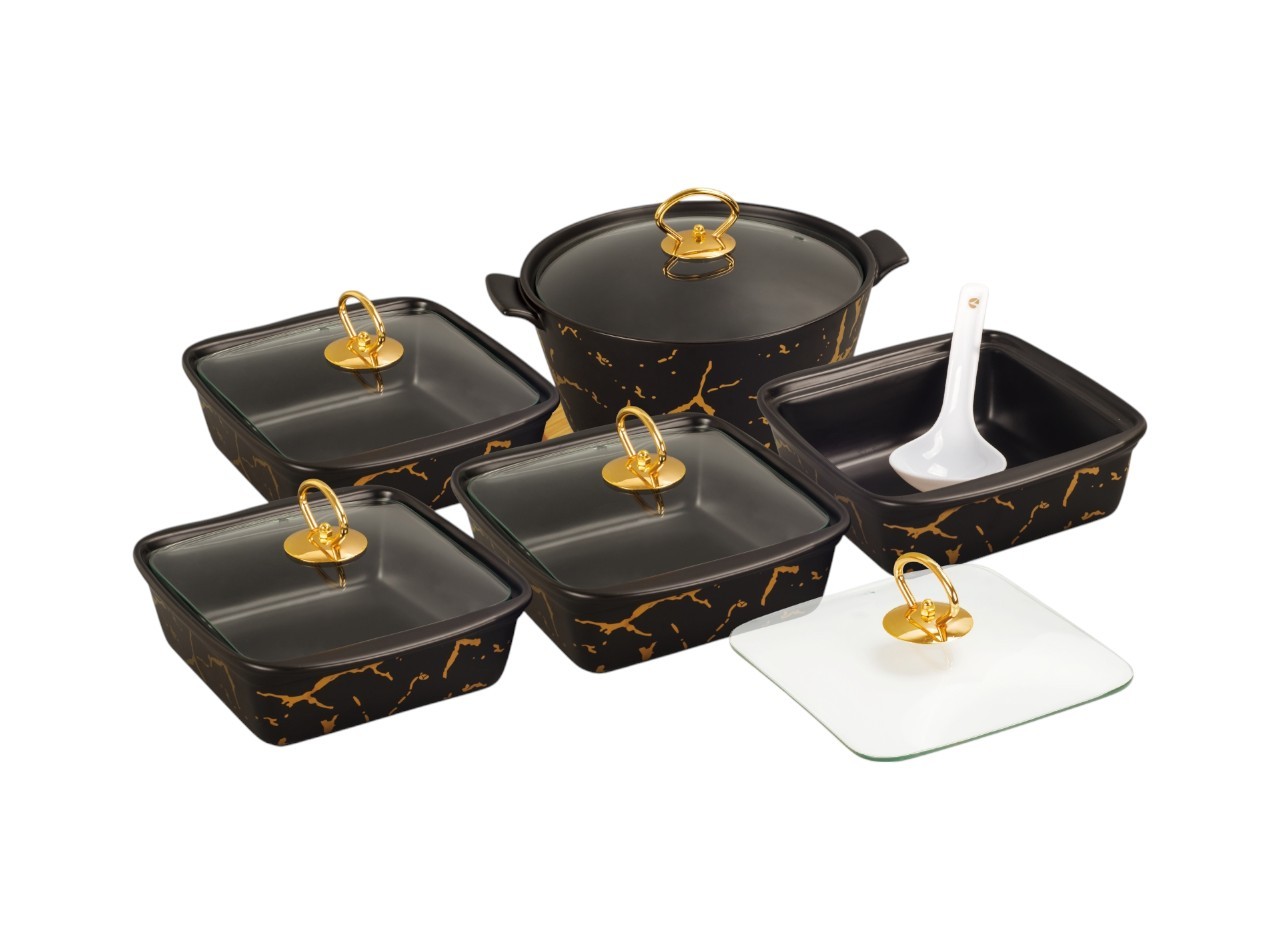 SM89 Hitam Prasmanan Ivana dengan Motif Marmer